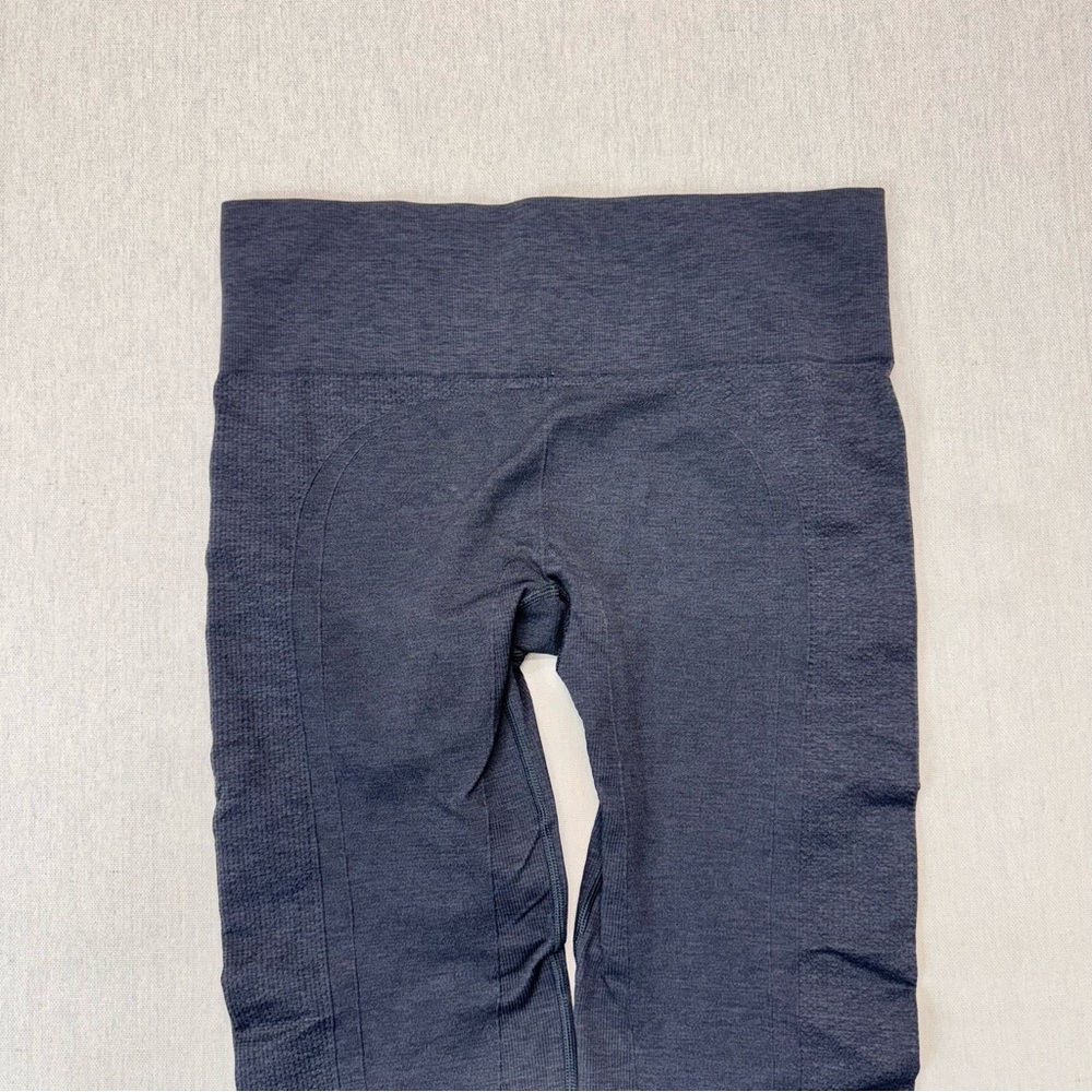 Lululemon Ebb to Street Seamless Ribbed Cuff Pants Womens Size L 8 Gray Tights - Picture 5 of 10